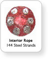 Interior Rope - 144 Steel Strands